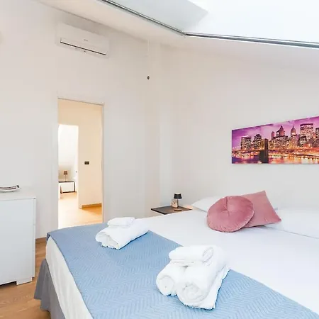 Romantic Navigli Attic Free Garage 255 X 520 Cm Apartment
